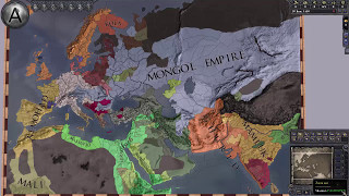 Crusader Kings 2 Timelapse The Mongol Empire [upl. by Rosetta22]