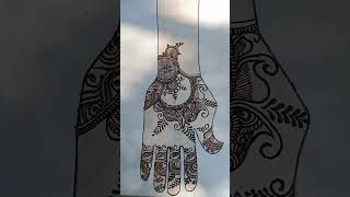 Latest Henna art mehndi designfront hand mehndimehndishortsshort2024 [upl. by Bascio249]