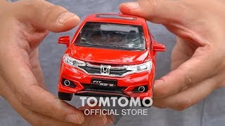 Tomtomo Honda Jazz Fit Merah Diecast Miniatur Mobil Mobilan Mainan Anak [upl. by Aaberg]