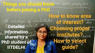 How to choose a PhD Guide All necessary information before joining a PhD in Physics Research Guide [upl. by Ylnevaeh]