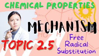 Matriculation Chemistry  Topic 25 Chemical Properties  Halogenation of Alkanes [upl. by Sally163]