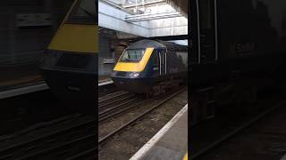 43132 and 43149 at Aberdeen station shorts train scotrail class43 hst britishrail subscribe [upl. by Tristas]