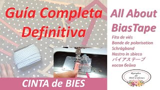 guía completa cinta de bies o sesgo hacerla coser Esquinas Picos Curvas Acabados Academia Costura [upl. by Nylde]