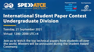 ATCE 2021 International Student Paper Contest   UNDERGRADUATE DIVISION [upl. by Homere]