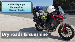 CB500X Big trip  S1 Ep 25  Motorcycling through Croatia [upl. by Reinnej661]