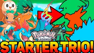 VAZOU OS INICIAIS DE POKÉMON LEGENDS ZA E NOVAS MEGA EVOLUÇÕES [upl. by Anaejer]