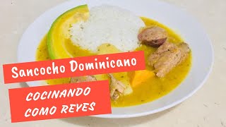 SANCOCHO ESTILO DOMINICANO🍲🍲🐖🐔 [upl. by Bonns488]