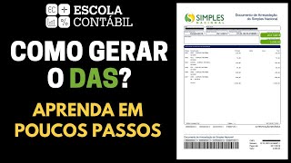 Como gerar o DAS do Simples Nacional Passo a passo [upl. by Zosi402]