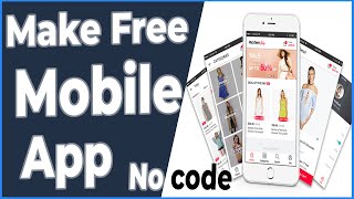 How to Create Mobile App Without Coding 2021  Make Android App Free  Tips Technology [upl. by Pollux]