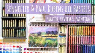 Sennelier Oil Pastels Portrait Still Life Sets  More amp Paul Rubens Swatch Review amp Painting [upl. by Akimahc]