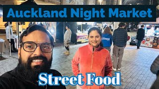 Auckland Night Market  Auckland Street Food  Auckland City Night Street View [upl. by Itnuahsa]