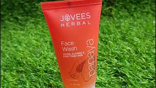 jovess Harbal face wash reviewdaily use papaya face waehbest face washskincare [upl. by Dhu]