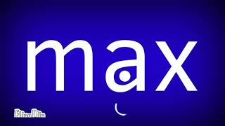 max logo animation kinemaster amp flipaclip [upl. by Donielle324]