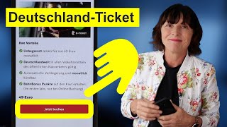 DeutschlandTicket kaufen Smartphone einfach erklärt [upl. by Durston]