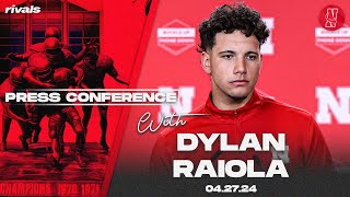 Nebraska Football Dylan Raiola spring game press conference April 27 2024 [upl. by Sunda]