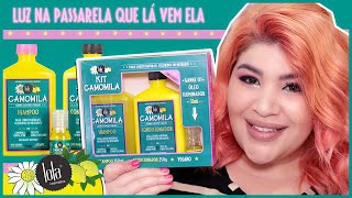 🍋CAMOMILA para Loiros Coloridos e Mechados  LOLA COSMETICS VeganoNoLow Poo [upl. by Tnayrb]