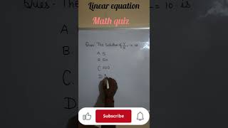 Linear equation  Math Brain Teasers Can You Solve Them [upl. by Blim]