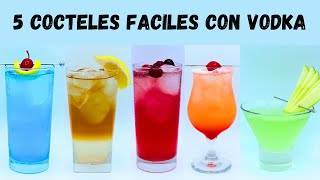 5 Cocteles Faciles Con Vodka  Bebidas Fáciles Con Vodka [upl. by Naved]