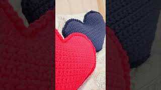 Almofada ❤️💙 decor crochet crocheting casadecor meular crocheteira artesanato tutorials [upl. by Akeirahs960]