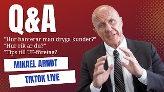 Hur hanterar man dryga kunder UF tips tips till dörrknackning mm  livestream från TikTok [upl. by Chrisy]