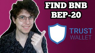 How To Find BNB BEP20 Address On Trust Wallet 2024 [upl. by Alcina]