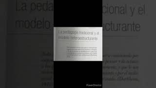 Pedagogia tradicional y el modelo heteroestructurante [upl. by Ialda]