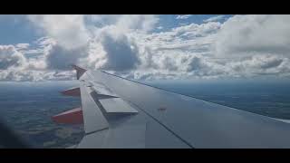 Final approach into BHX on board an easyjet Airbus A319 [upl. by Davey]