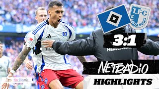 quotÜBERRAGENDES SOLOquot  HSV vs 1 FC Magdeburg  Highlights im HSVnetradio [upl. by Gollin]