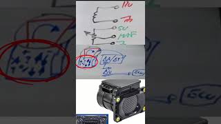 Sensor MAF de 7 pines mecanicaautomotriz inyeccionelectronica fypシ゚viral parati follow [upl. by Leban177]