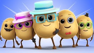 One Potato Two Potato  Kids Nursery Rhymes  Childrens Songs by Luke amp Lily [upl. by Darelle]