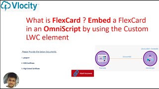 What is FlexCard  How to Embed a FlexCard in an OmniScript by using the Custom LWC element [upl. by Nnylyma522]