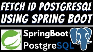 Fetch Data by ID in PostgreSQL database using Spring Boot and Postman Tutorial  REST API [upl. by Betta604]