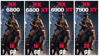 RX 6800 Vs RX 6800 XT Vs RX 6900 Vs RX 7900 XT Comparing average fps In 16 Popular Games [upl. by Brew]