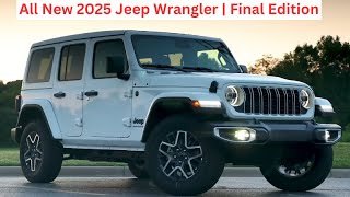 New 2025 Jeep Wrangler  Best Off Road  Final Edition [upl. by Nodnyl]