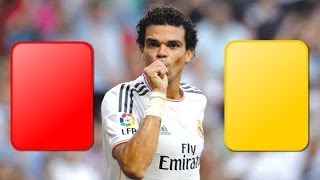 Pepe  red and yellow cards [upl. by Yraek102]