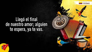 El Final Del Amor Los Diablitos Video Letra  Sentir Vallenato [upl. by Enelloc]