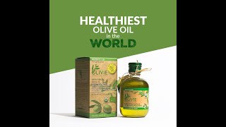 OLIVIE PLUS 30X Olive Oil with 30 times more Polyphenols Hydroxytyrosol Antioxidants of harsh Desert [upl. by Notlehs]