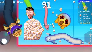 Snake io New Event Fall Guys in Snakeio Epic SnakeIo Gameplay Snake Game [upl. by Ruffi]