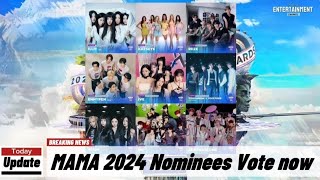 MAMA 2024 Nominees  Today Update [upl. by Erminia952]