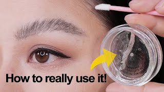 How to REALLY Use Anastasia Brow Freeze Brow Styling Gel [upl. by Wehttam677]