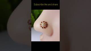 Gold nose pin different types viral short [upl. by Boar]