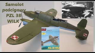 PZL 38 Wilk Budowa Mały Modelarz PZL 38 Wilk Construction Small Modeler [upl. by Kir]