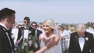 Alassos beach wedding venue by Cyprus Dream Weddings Paphos Cyprus Wedding Planners [upl. by Ettelliw]