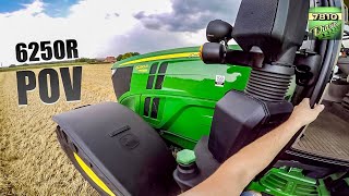 John Deere 6250R  POV Transport DRIVE [upl. by Yrroc173]