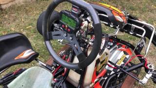 CRG ROAD REBEL ROTAX MAX 125cc SENIOR RACING GOKART COLD START FOR SALE [upl. by Swamy]