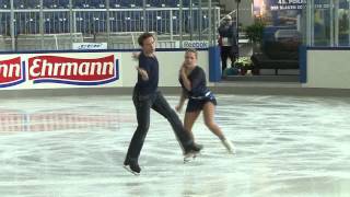 5 L ENDERLEIN  H HILPERT GER  JGP GER  Chemnitz Junior Ice Dance Short Dance [upl. by Nalad]