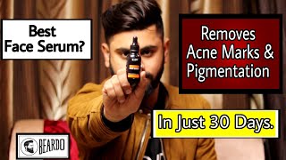 Beardo Face Serum Review  Removes Pigmentation amp Acne Marks  Beard N Hairstyle [upl. by Aroved]