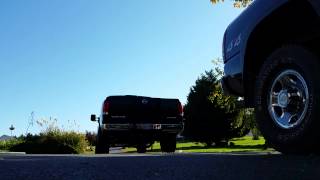 Nissan titan Flowmaster 50 series exhaust [upl. by Pickering137]