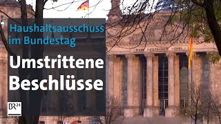 Haushaltsausschuss Umstrittene Beschlüsse für den Haushalt 2024  BR24 [upl. by Kittie]