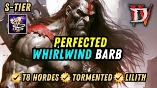 BEST Diablo 4 Barbarian Build WHIRLWIND GOD Season 5 [upl. by Foskett]